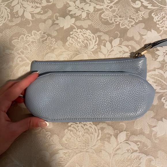 Michael Kors Powder Blue Leather Wristlet - Picture 4 of 7